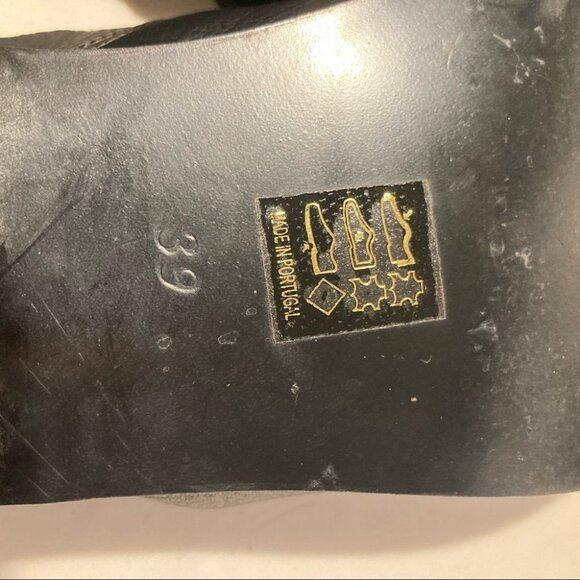 LA FEE Sz 39 Leather Slingback Mules with Buckle Closure NWOT - Picture 10 of 12